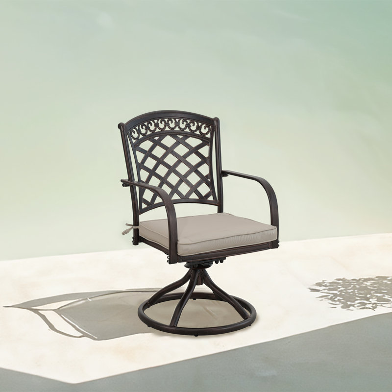 Chaise berçante d'extérieur en aluminium Baro
