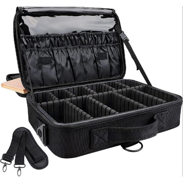 1pc Black Compact EVA Mini Handbag Organizer,Portable Storage Bag for  Essentials, Ideal for Travel, Work, and Daily Use