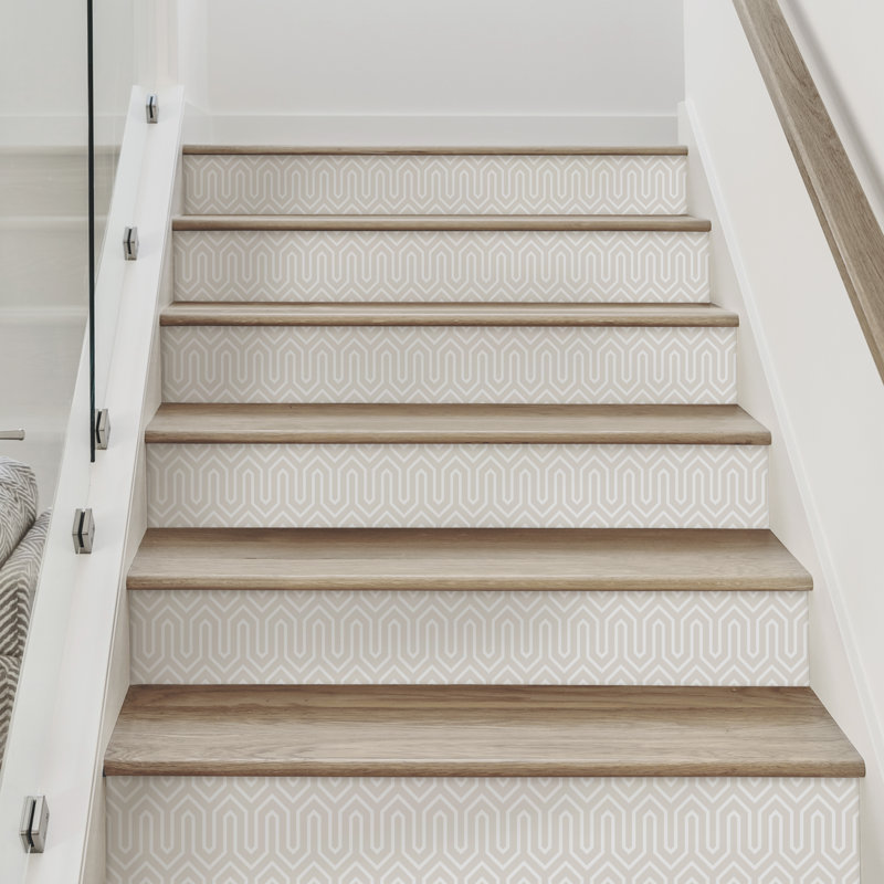 Adhésif décoratif Corrigan Studio, H 6,5 po x l 48 po, Beige