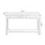 Table de console en bois massif et composite brun-430187402