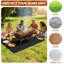 Tapis de barbecue 76 po x 48 po ignifuge, protection de sous-barbecue pour terrasse, résistant à la chaleur 2000 ° F, tapis de barbecue imperméable intérieur / extérieur
