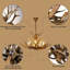 Lustre empire unique à 8 lumières DEL Devontrey