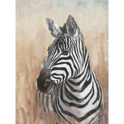 " The Zebra 2 " Painting Print