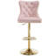 Tabouret de comptoir pivotant à hauteur réglable avec structure en métal-108939431-108939428