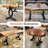 Curva 16.3"H Metal Bench Legs