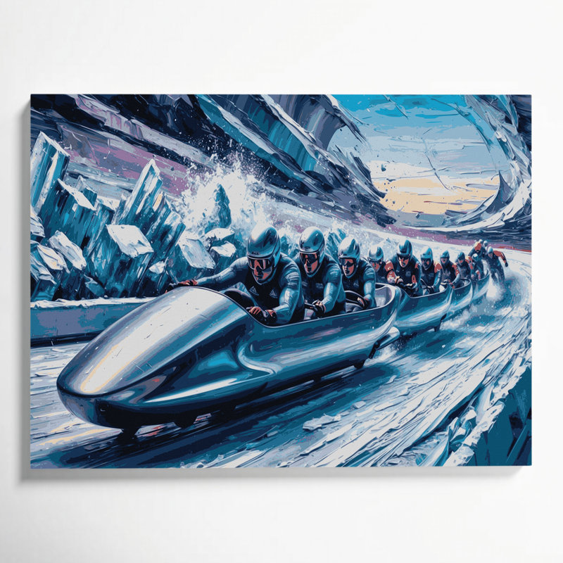 Art mural en toile Sports, H 11 po x l 14 po