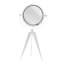 Analog Battery Tabletop Clock White