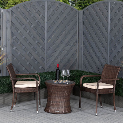 Farris 2 Seater Rattan Conversation Set
