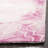 Berman Hand Tufted Wool/Cotton Geometric Rug in Rose/Ivory-20945954