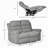Home Seating,2 Seater Recliner Sofa