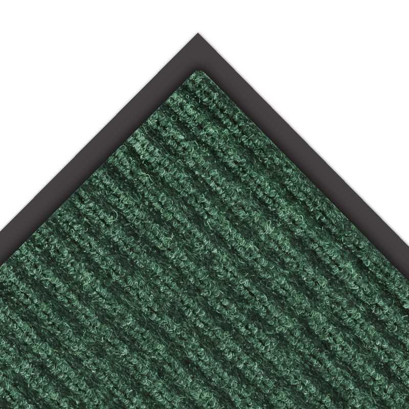 Indoor / Outdoor Doormat, Green, Rectangle 3' x 4'
