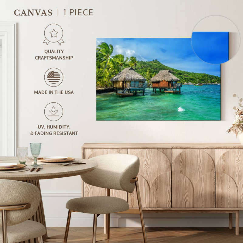 Maison Bora Bora Gillard, H 32 po x l 48 po