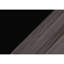 Table de bout rectangulaire avec plateau en bois gris et cadre noir, polyvalente pour la chambre à coucher ou le bureau, tablette décorative à deux niveaux de 22 pouces de hauteur, plateau supérieur, salle familiale idéale