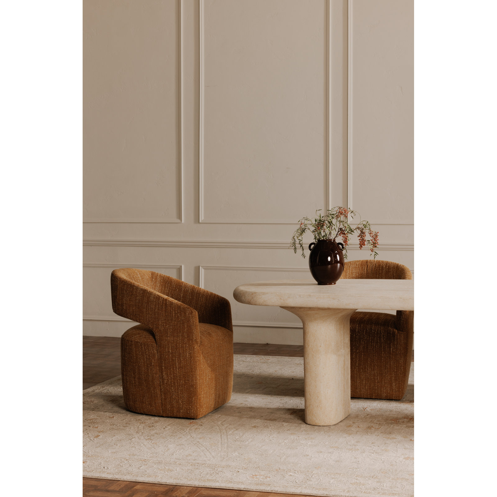 Aden Dining Chair, Amber