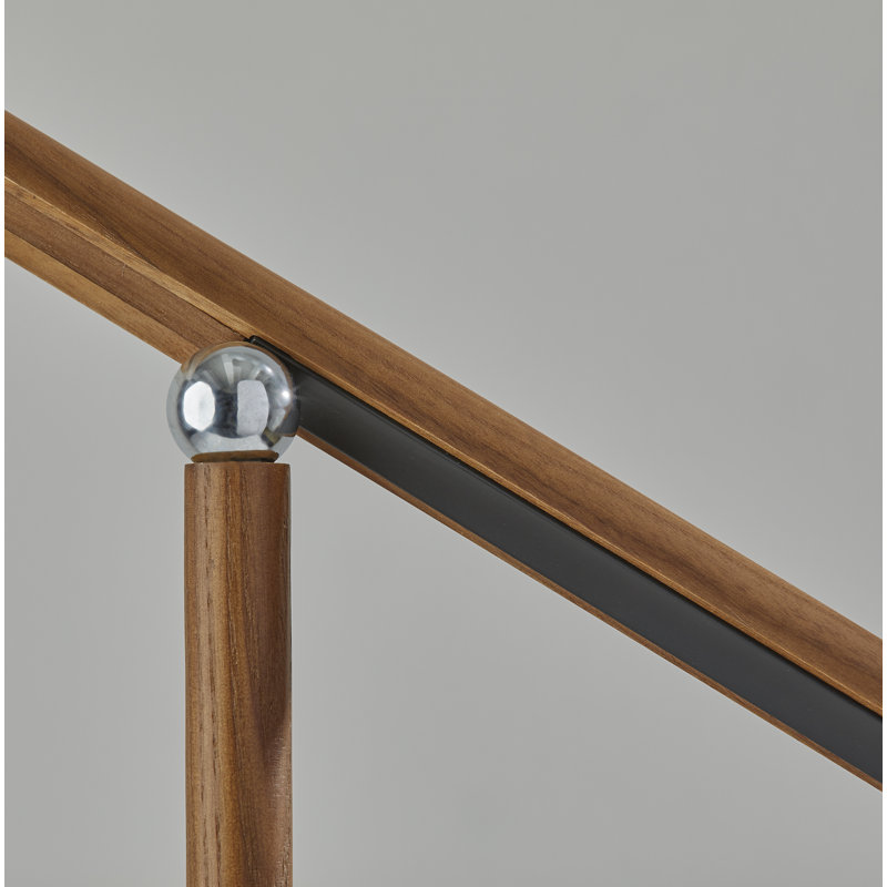 Dris 54'' LED Task Floor Lamp, Walnut