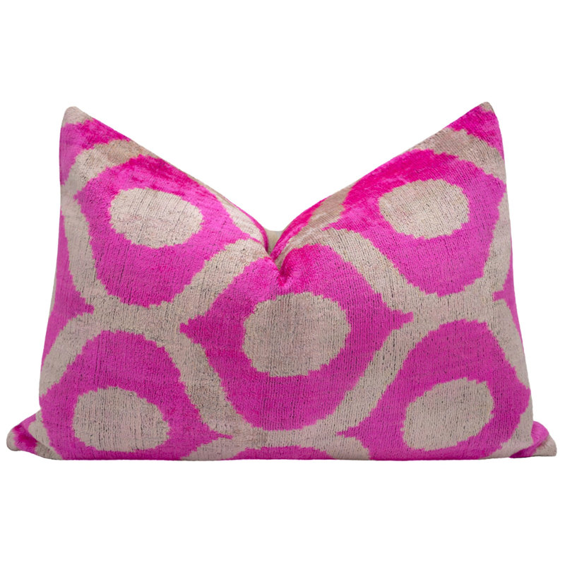 Geometric Velvet Throw Pillow