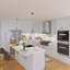 Armoire de cuisine 27 po x l 36 po x H 36 po x P 12 po avec tablettes réglables-814792615-814792619