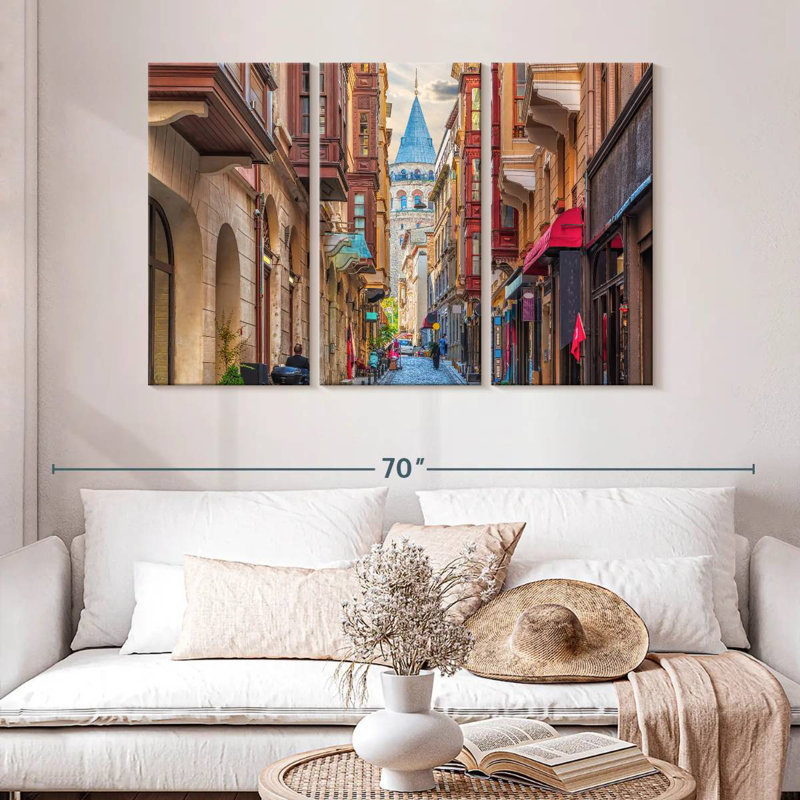 Sireci Alley In Turkey, 32" H x 50" W