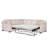 Frye 2-Piece L Sleeper Sectional with Gel Memory Foam Mattress-103083699-103083703-103085684