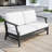 Solid Wood Teak Outdoor Loveseat With Cushion And Arms-114983537-114983543
