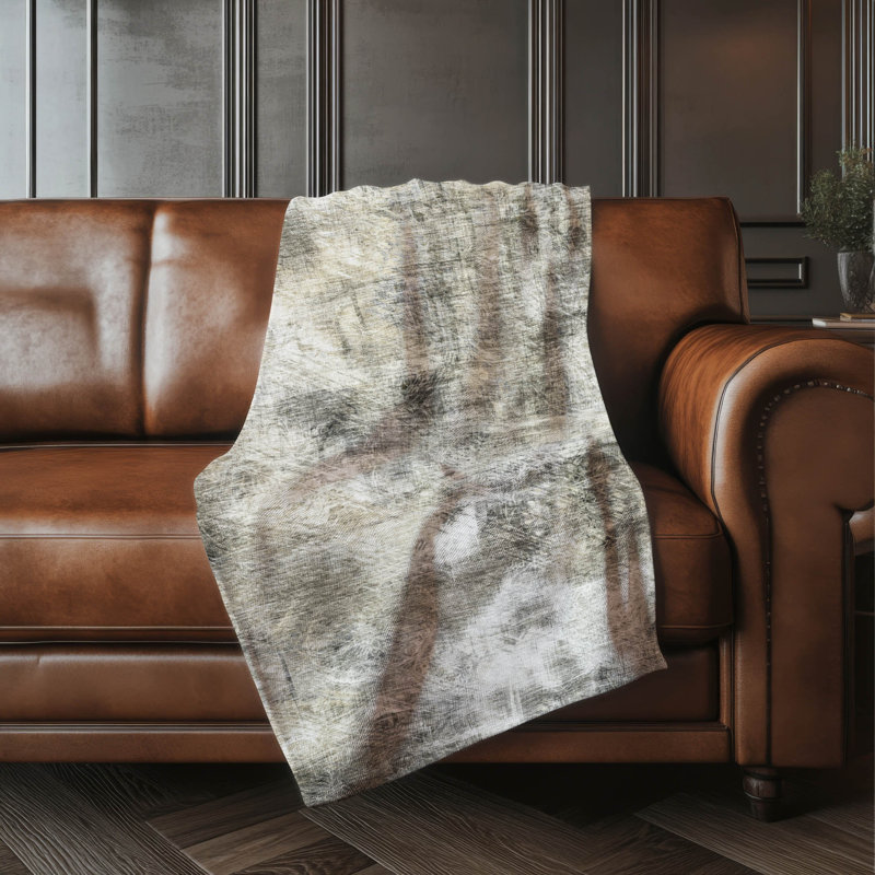 Jeté Sherpa ASB596 moderne lavable à la machine Addison, Beige