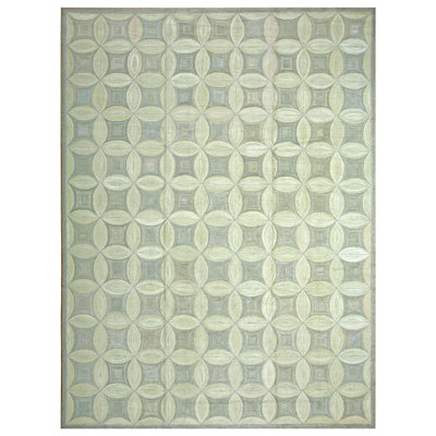 American Hooked Area Rug 6' x 9'