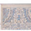 Tapis de couloir ivoire / bleu noué à la main de haute qualité Ziegler 3000