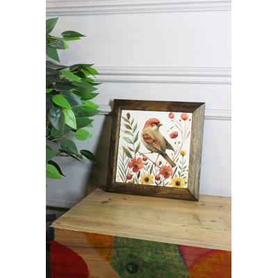 Peinture décorative encadrée