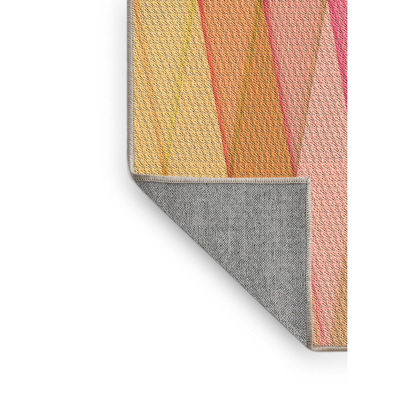 Geometric Indoor Rug, Rectangle 4' x 6'
