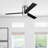 Espy 52" Ceiling Fan with LED Lights & Remote-21887269