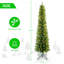 Arbre de Noël 6 pi avec crayon vert-1118560305