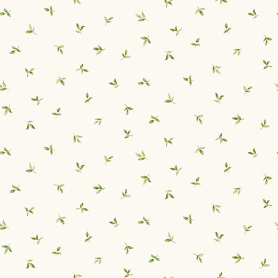 Just Kitchens Leaf Toss Design 33' L x 21" W Wallpaper Roll