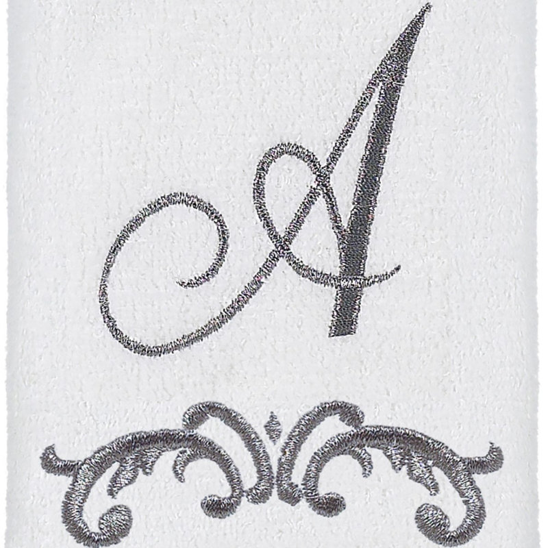 Avanti Linens Scroll Mono Fingertip Towel A
