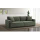 Ives 90'' Upholstered Deep Sofa With Recessed Arms
