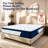 12" Queen Size Mattress, Medium Plush Hybrid with Individual Pocket Spring & Cooling Gel Memory Foam, Bed in a Box, CertiPUR-US Certified-531570398-531570399