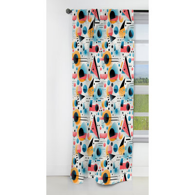 Oma - Abstract Geometric Blackout Curtain - 1 Panels