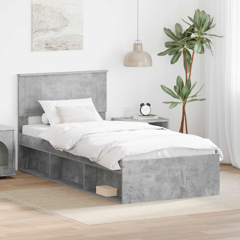 Solid Wood Bed Frame, European Single (90 x 200 cm), Concerte