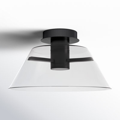 Hales 17" Single Light Semi Flush Mount