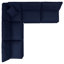 Canapé modulaire d'extérieur sans accoudoirs 5 pièces Commix Sunbrella par Modway-64320870