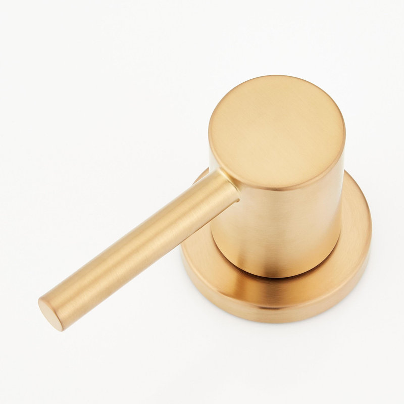 Lexia 1.2 GPM Widespread Bathroom Faucet, Brushed Gold