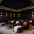Modern Black Gold Cylinder Wall Sconce