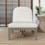 Chaise longue d'extérieur en bois d'acacia de qualité supérieure avec dossier réglable à 5 positions et coussin confortable-129748702
