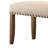 Barkley Linen Blend Upholstered Bench