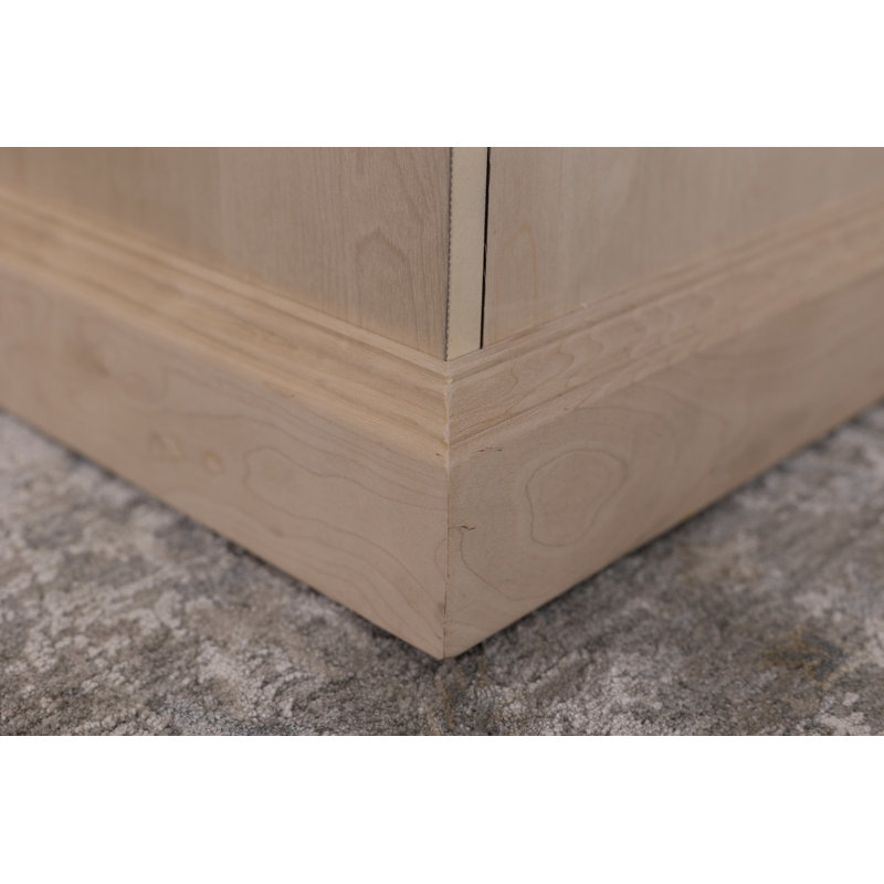 Elevate Unfinished Birch Smart TV Lift Cabinet for 50" Screens
