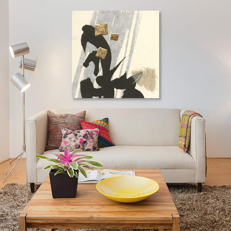 " Collage IX " by Chris Paschke, 48" H x 48" W x 1.5" D, No Mat, Wrapped Canvas