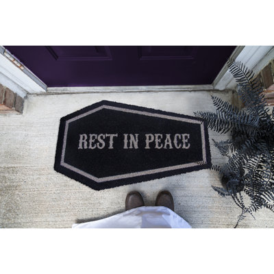 Paillasson Rest in Peace Coir 28 po x 17 po