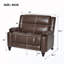 Fauteuil inclinable manuel capitonné-131655137