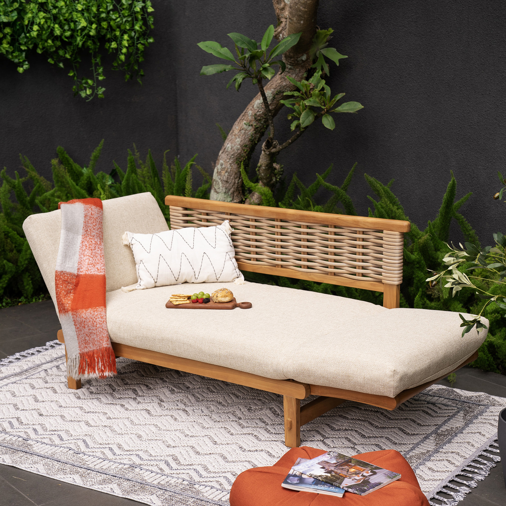 Decatur Teak Patio Daybed