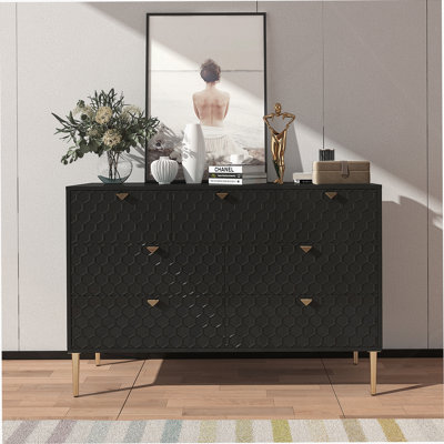 Armoire de rangement moderne à 7 tiroirs: organisateur pour la chambre à coucher, le bureau et le vestibule - Design contemporain polyvalent