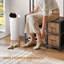 Arbre d'entrée avec banc et rangement pour chaussures, banc d'entrée 5 en 1 avec portemanteau, 3 tablettes de rangement, 2 tiroirs en tissu, brun-809296149